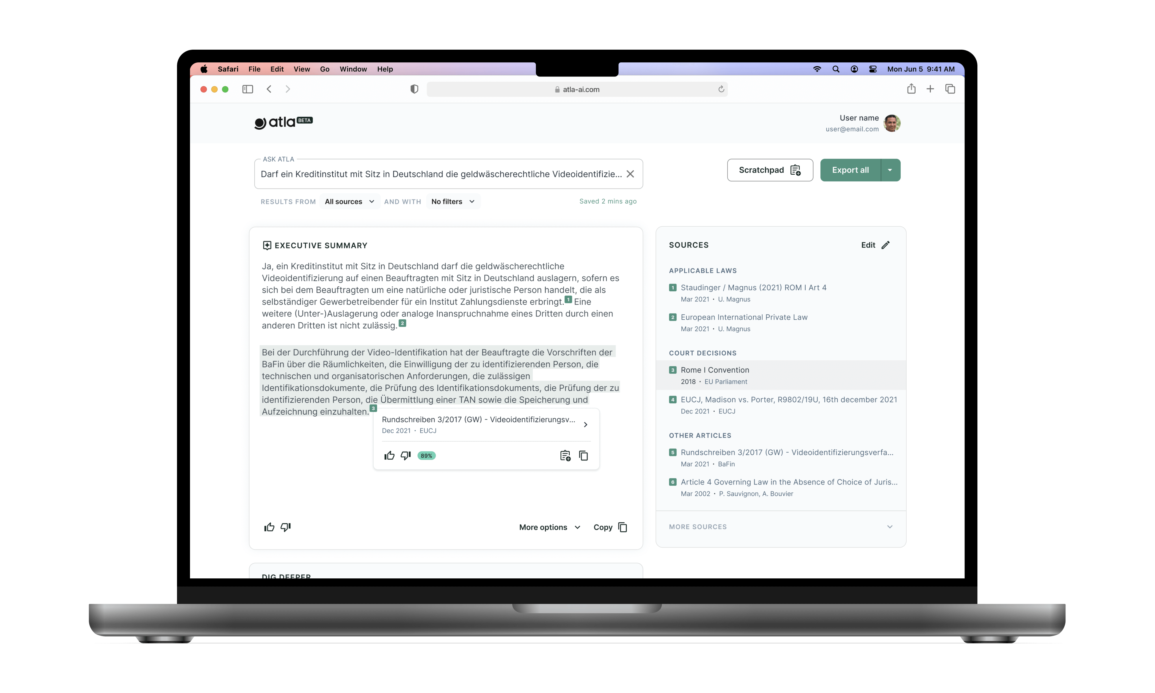 AI legal assistant (YC S23) cover image